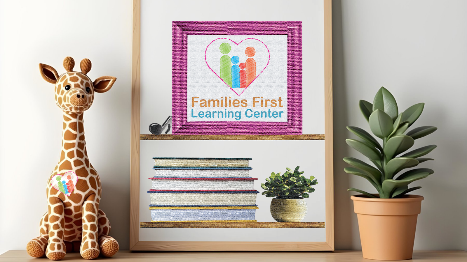 Custom logo designed for a preschool by Evident Design Studio