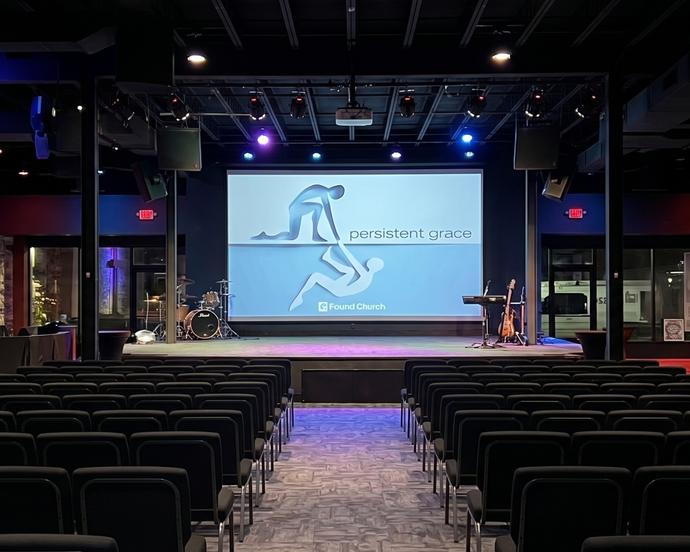 Branded visuals for recurring meetings, classes, or promotional launches
